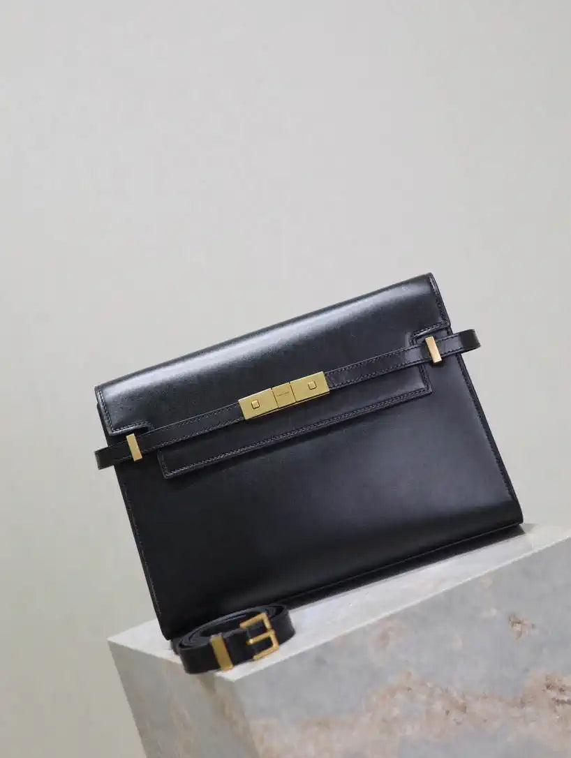 YSL 579271 Medium MANHATTAN in BOX SAINT LAURENT Black