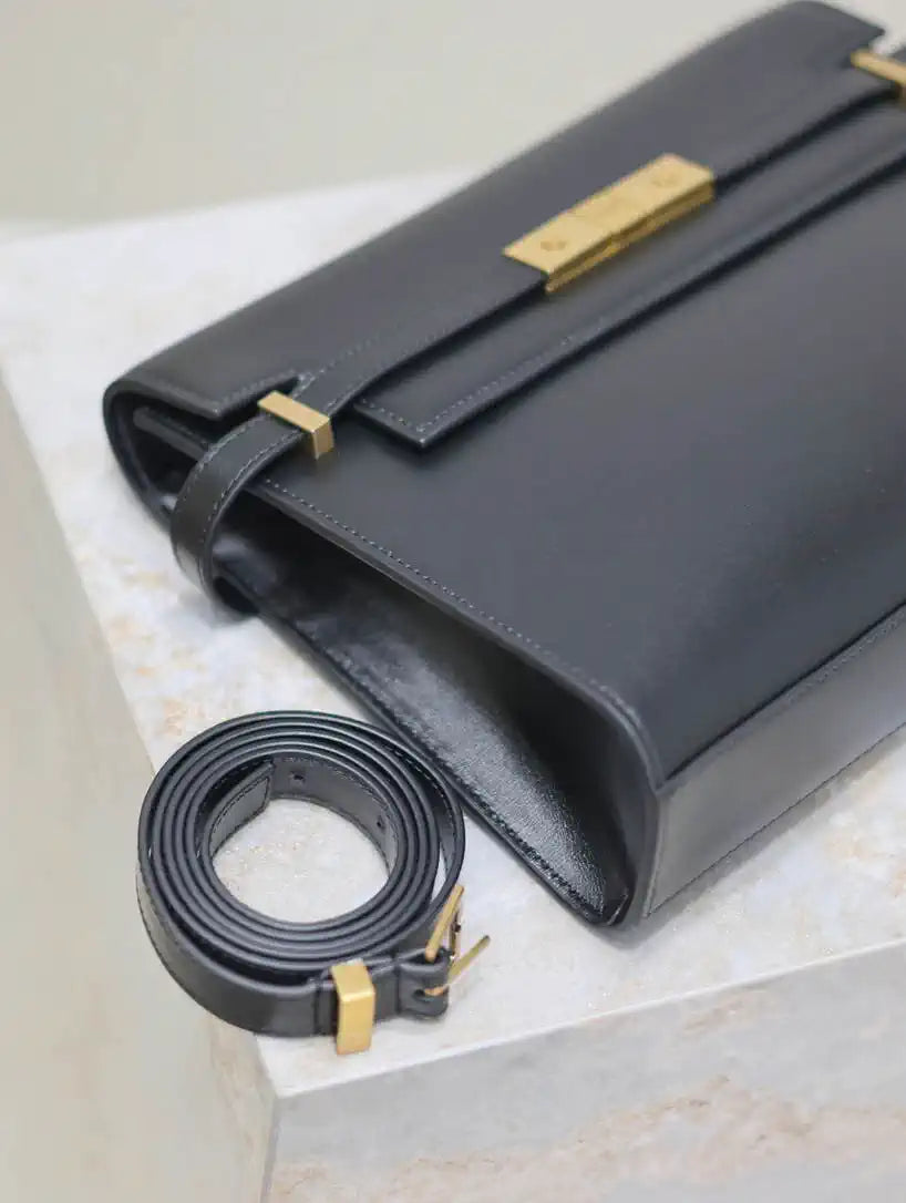 YSL 579271 Medium MANHATTAN in BOX SAINT LAURENT Black