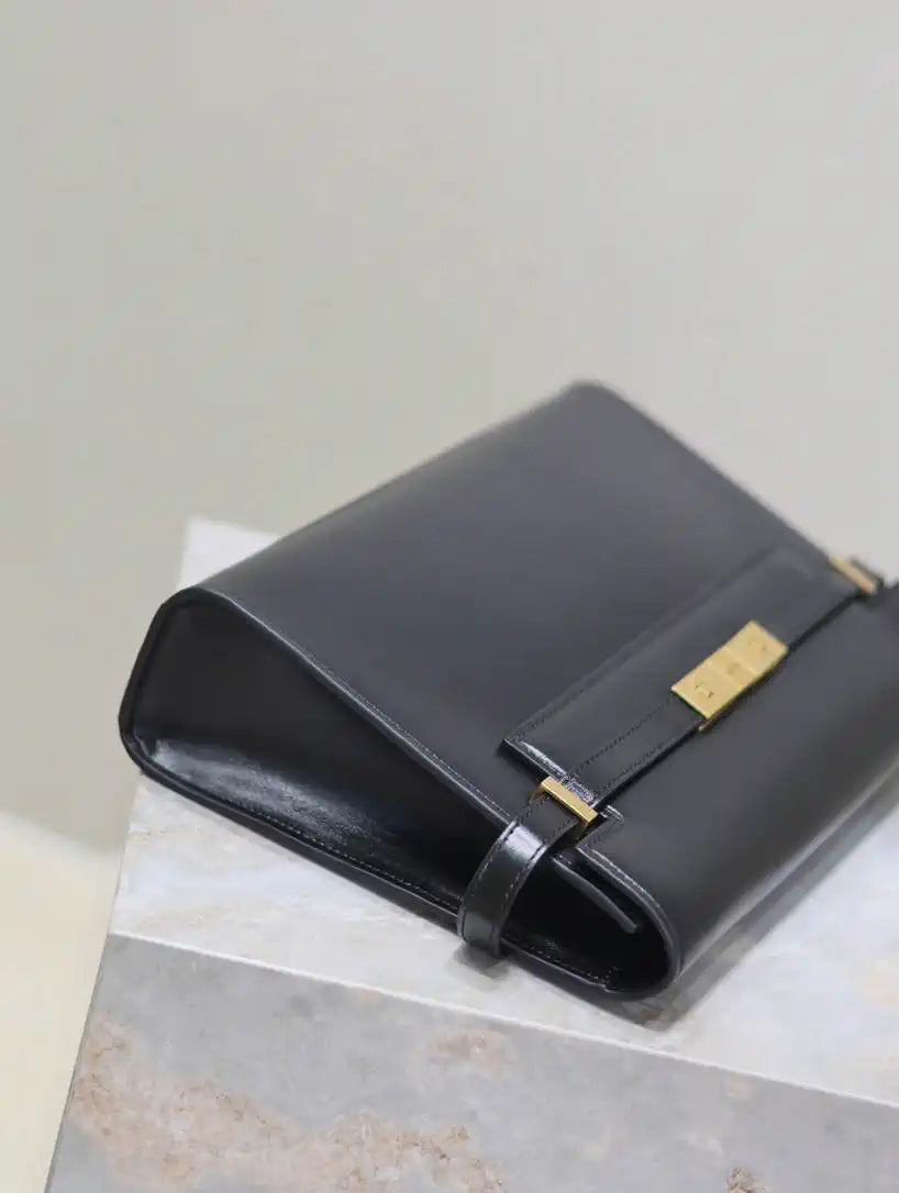YSL 579271 Medium MANHATTAN in BOX SAINT LAURENT Black