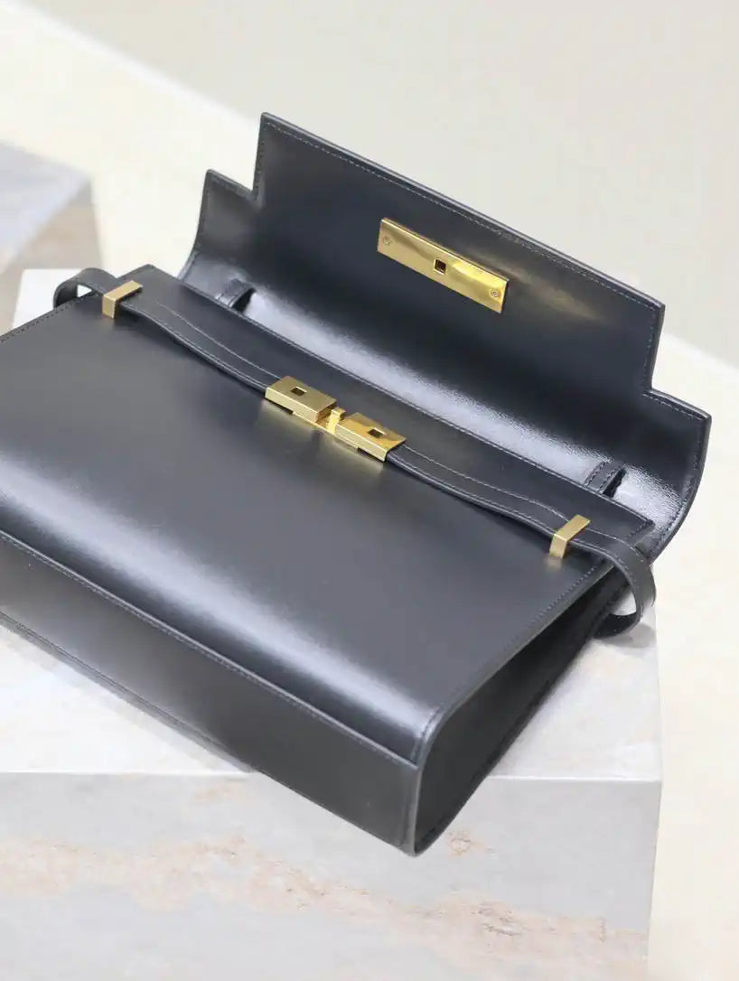YSL 579271 Medium MANHATTAN in BOX SAINT LAURENT Black