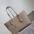 YSL 600281 Shopping Saint Laurent in leather Dark Beige