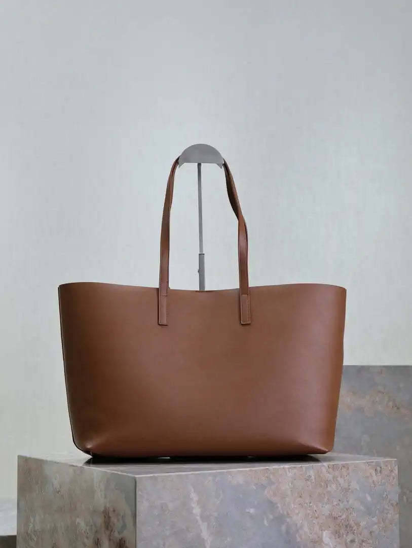 YSL 600281 Shopping Saint Laurent in leather Brown