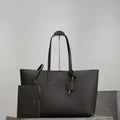 YSL 600281 Shopping Saint Laurent in leather Dark Green