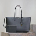 YSL 600281 Shopping Saint Laurent in leather Gray