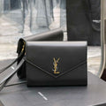 YSL 617662 Cassandre Matelass¨¦ Flap pouch in Black leather - Default Title - View 1
