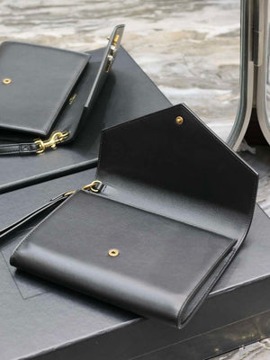 YSL 617662 Cassandre Matelass¨¦ Flap pouch in Black leather - Default Title - View 7