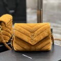 YSL 630951 Saint Laurent Loulou Toy Bag In Matelass¨¦  Y  Leather Brown - Default Title - View 1