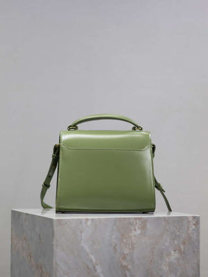 YSL 623930 Cassandra Mini Top Handle In Box Saint Laurent Green - Default Title - View 5