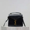 YSL 623930 Cassandra Mini Top Handle In Box Saint Laurent Black - Default Title - View 1