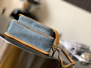 YSL 633151 Niki Baby Chain Bag Denim with leather - Default Title - View 4