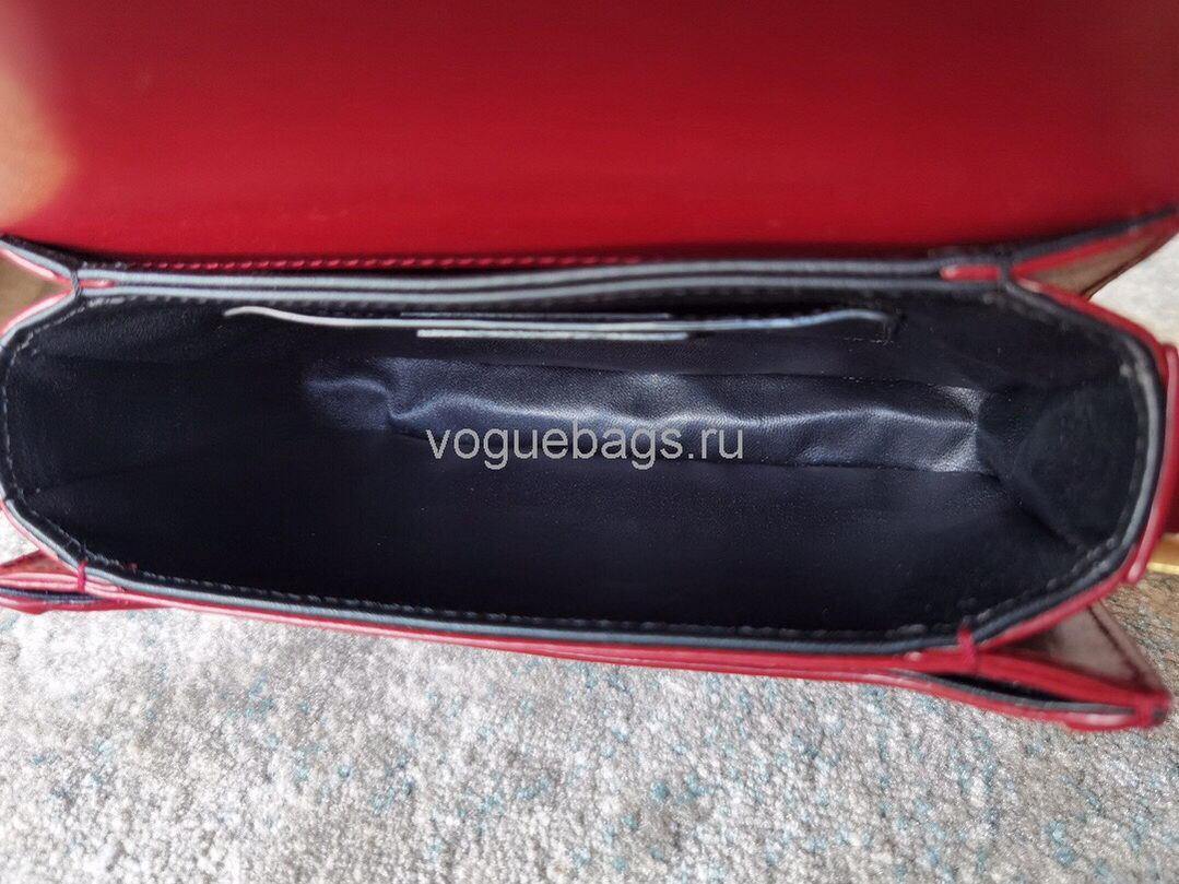 YSL 634306 Yves Saint Laurent Solferino Box small Shoulder Handbag Red - luxibagsmall