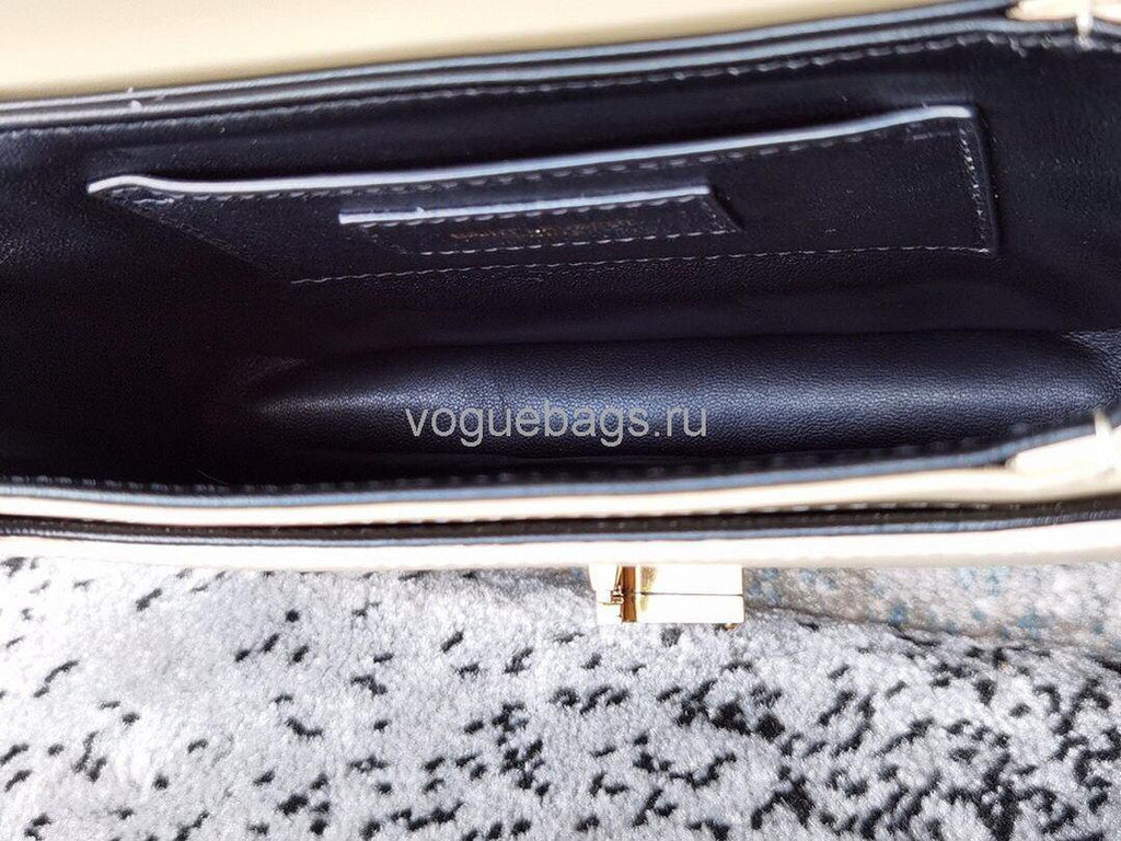 YSL 634306 Yves Saint Laurent Solferino Box small Shoulder Handbag Beige - luxibagsmall