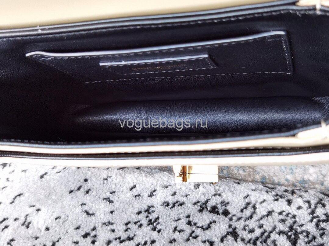 YSL 634306 Yves Saint Laurent Solferino Box small Shoulder Handbag Beige - luxibagsmall