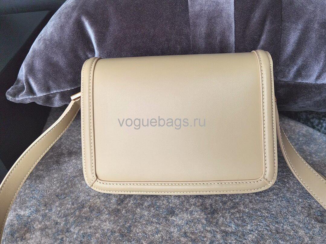 YSL 634306 Yves Saint Laurent Solferino Box small Shoulder Handbag Beige - luxibagsmall