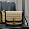 YSL 635025 Saint Laurent Solferino Medium Soft Satchel In Lambsikn Leather Apricot - Default Title - View 1