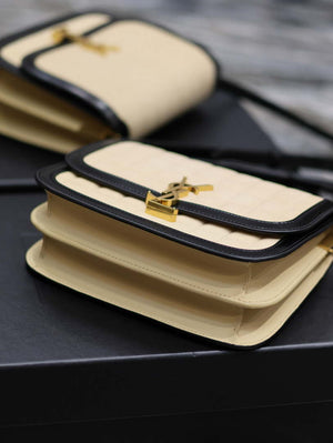 YSL 635025 Saint Laurent Solferino Medium Soft Satchel In Lambsikn Leather Apricot - Default Title - View 6