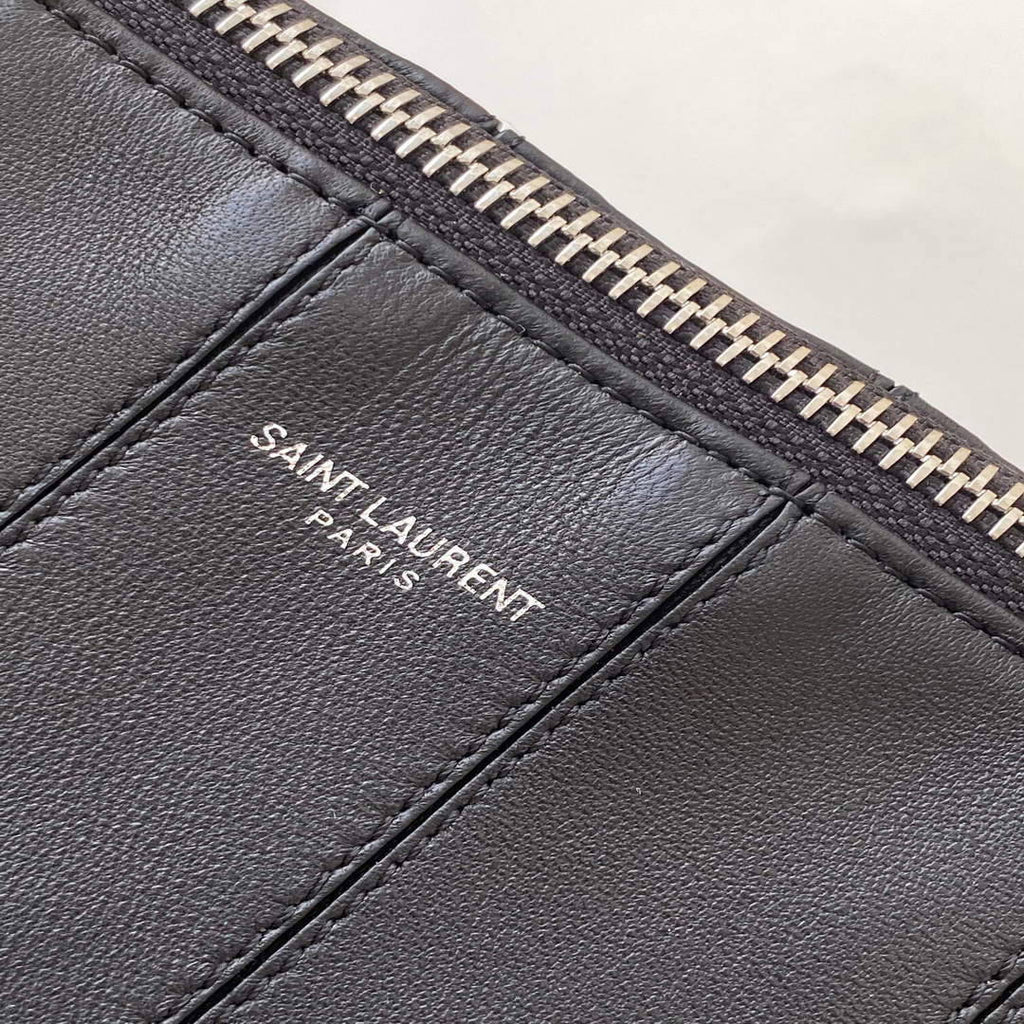 YSL 667490 Yves Saint Laurent LE Monogramme Crossbody Bag Black