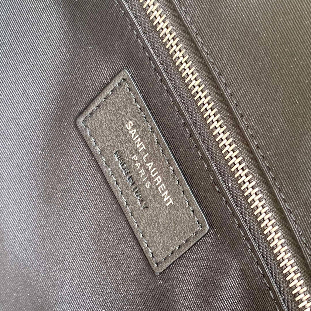 YSL 667490 Yves Saint Laurent LE Monogramme Crossbody Bag White