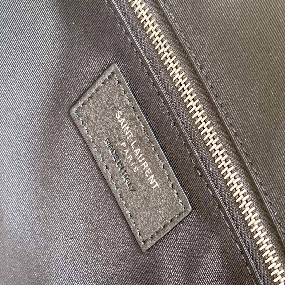YSL 667490 Yves Saint Laurent LE Monogramme Crossbody Bag White