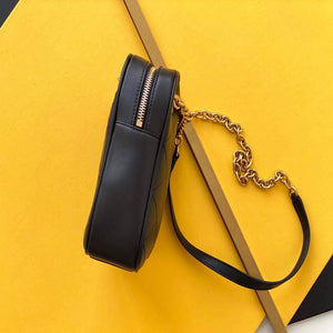 YSL 669308 Le Maillon Small Chain Bag In Quilted Lambskin Black - Default Title - View 3