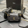 YSL 6727381 Mini Nolita In Lambskin Black - Default Title - View 1