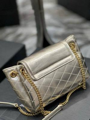 YSL 6727381 Mini Nolita In Lambskin Gold - Default Title - View 15