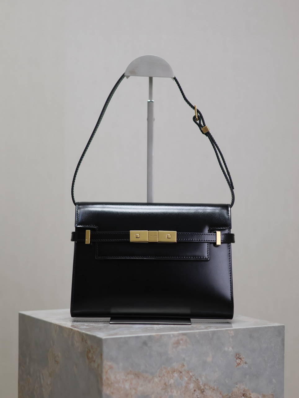 YSL 675626 MANHATTAN small in BOX SAINT LAURENT Black