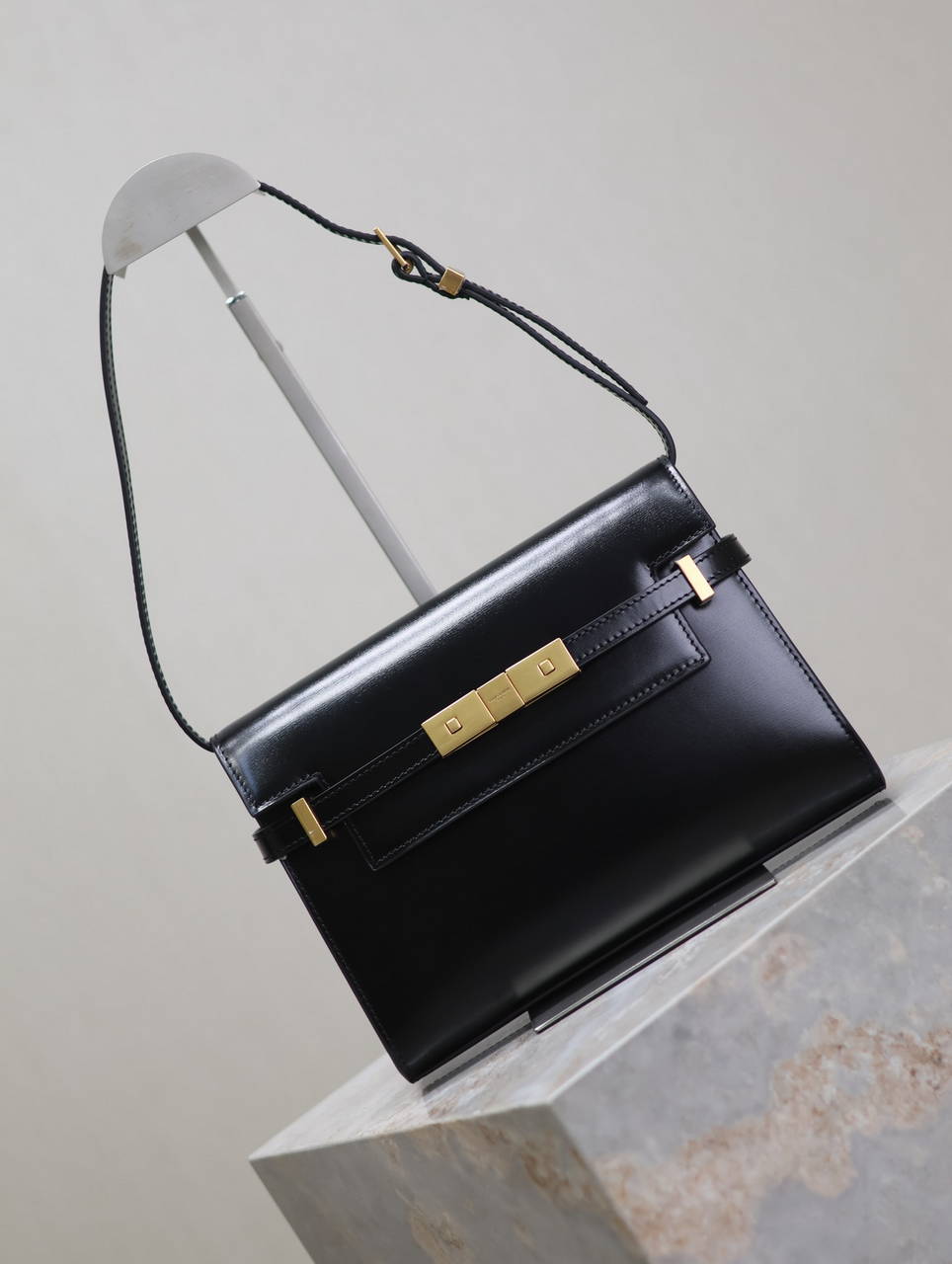 YSL 675626 MANHATTAN small in BOX SAINT LAURENT Black