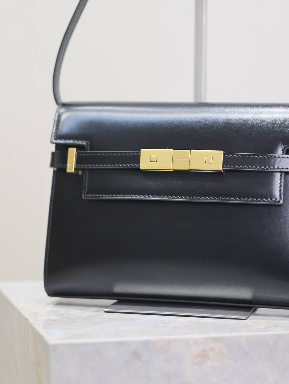 YSL 675626 MANHATTAN small in BOX SAINT LAURENT Black