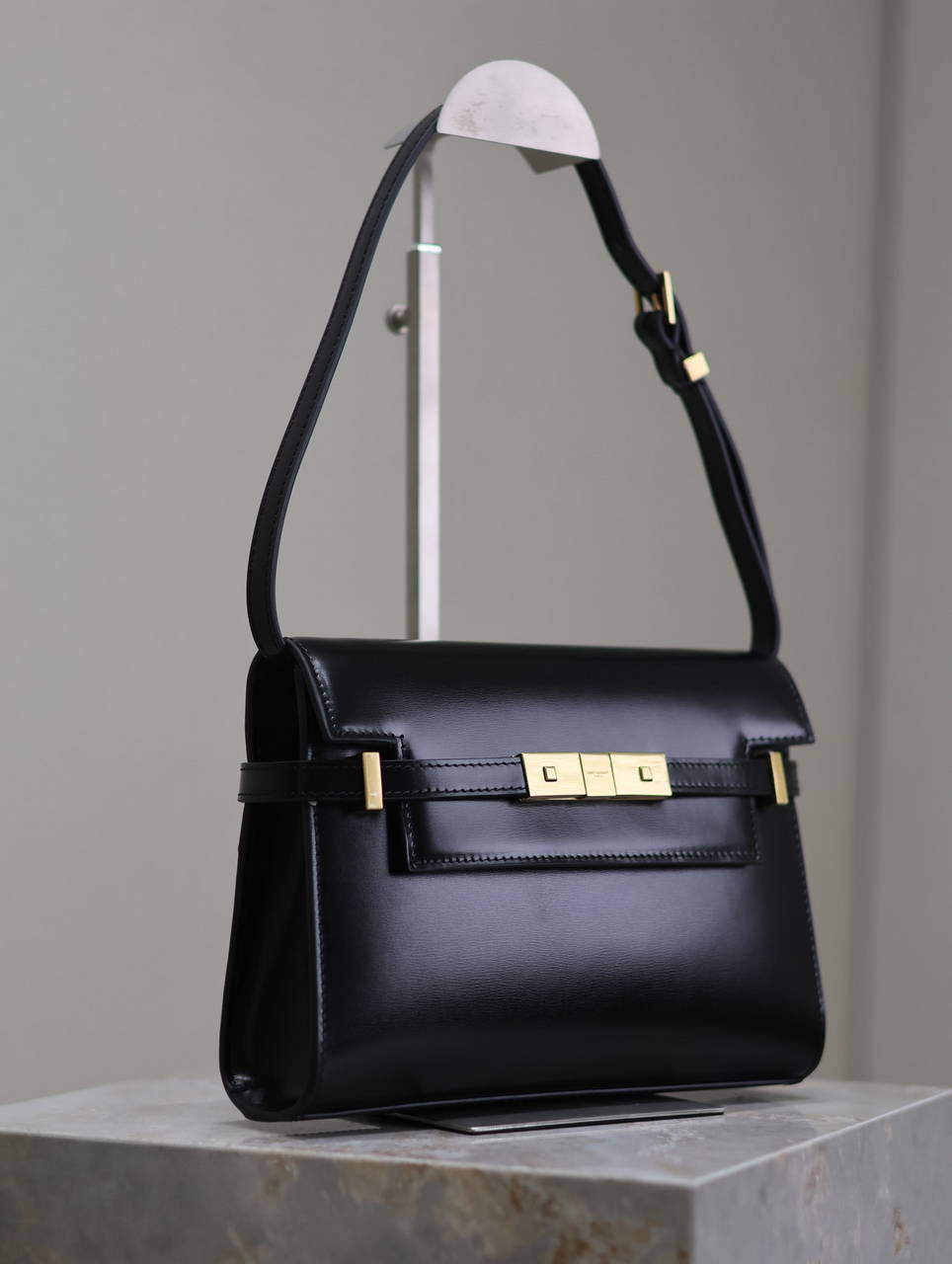 YSL 675626 MANHATTAN small in BOX SAINT LAURENT Black