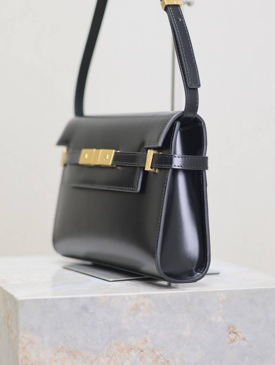 YSL 675626 MANHATTAN small in BOX SAINT LAURENT Black