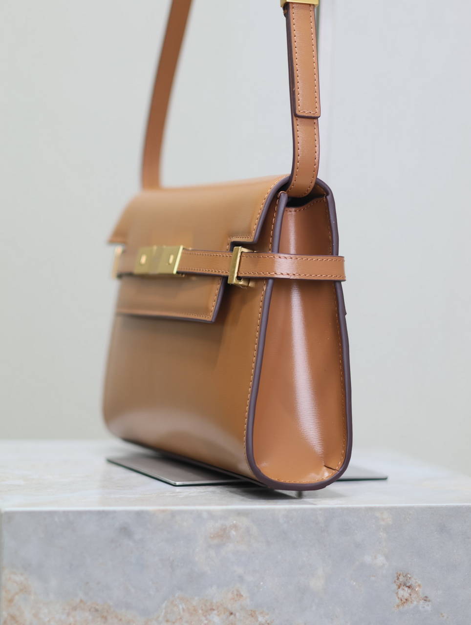 YSL 675626 MANHATTAN small in BOX SAINT LAURENT Brown