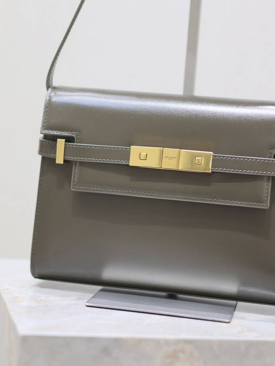 YSL 675626 MANHATTAN small in BOX SAINT LAURENT Green