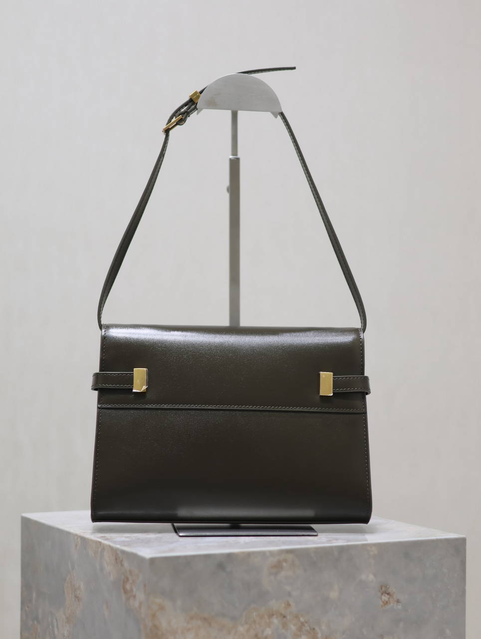 YSL 675626 MANHATTAN small in BOX SAINT LAURENT Green