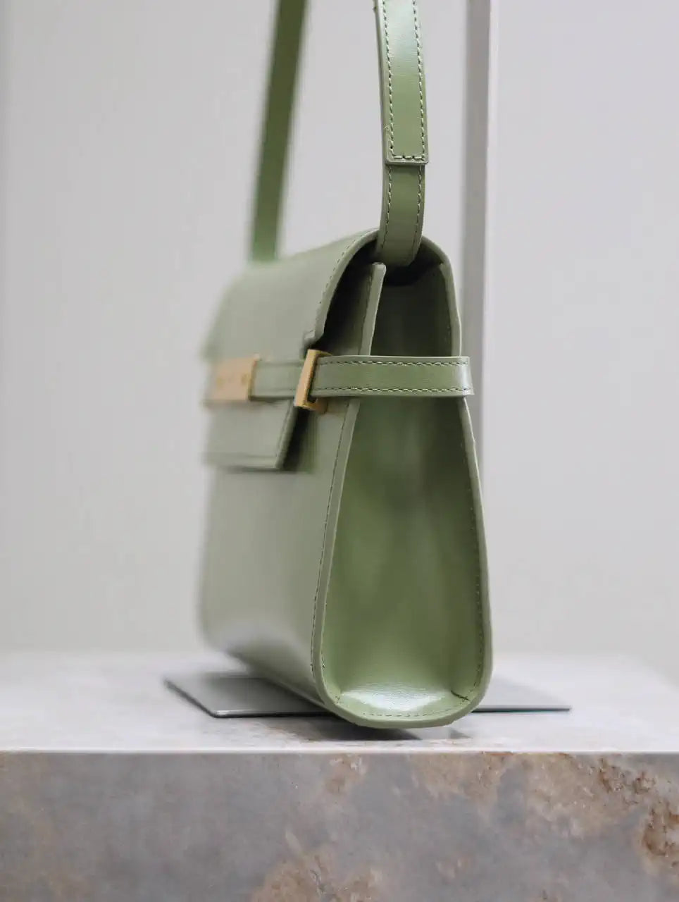 YSL 675626 MANHATTAN small in BOX SAINT LAURENT Light Green