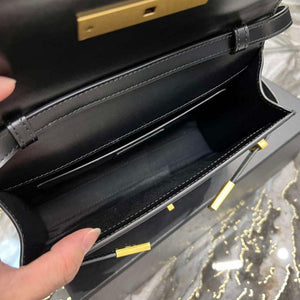 YSL 675626 Manhattan Small Shoulder Bag In Box Saint Laurent Leather Black - Default Title - View 15