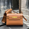 YSL 675626 Manhattan Small Shoulder Bag In Box Saint Laurent Leather Caramel - Default Title - View 1