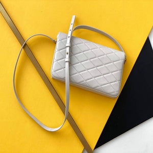 YSL 676628 Kate Supple 99 In Quilted Lambskin White - Default Title - View 2