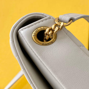 YSL 676628 Kate Supple 99 In Quilted Lambskin White - Default Title - View 6