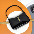 YSL 710318 MINI LE 5 ¨¤ 7 IN Patent LEATHER Black
