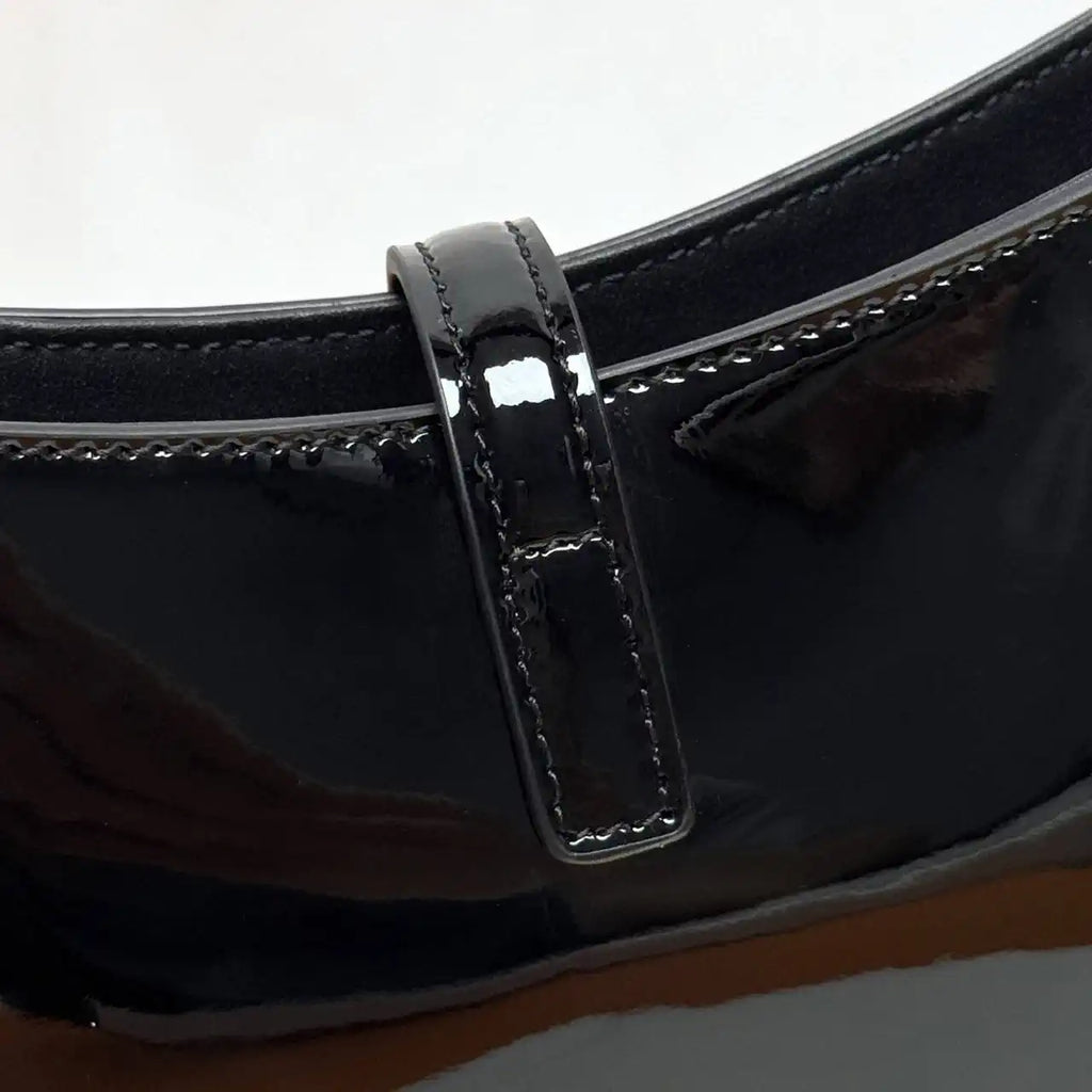 YSL 710318 MINI LE 5 ¨¤ 7 IN Patent LEATHER Black