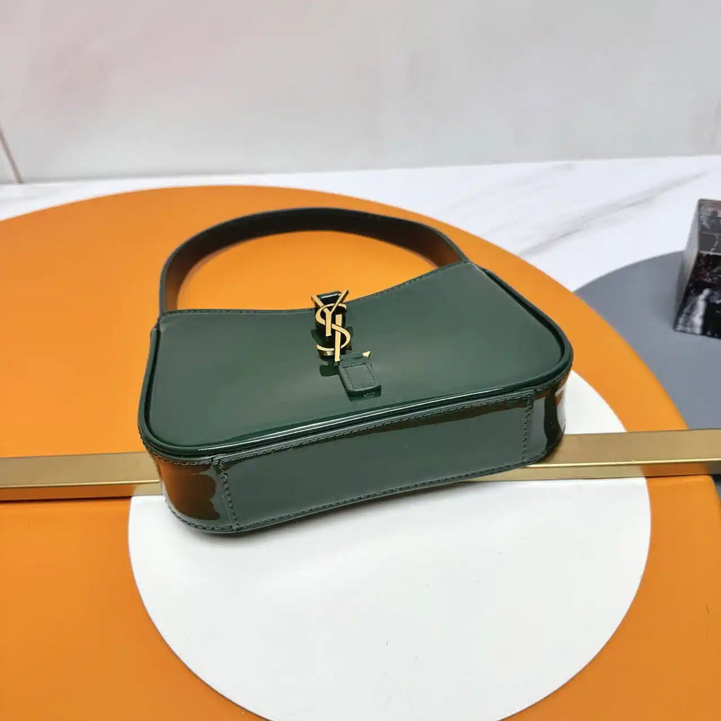 YSL 710318 MINI LE 5 ¨¤ 7 IN Patent LEATHER Green
