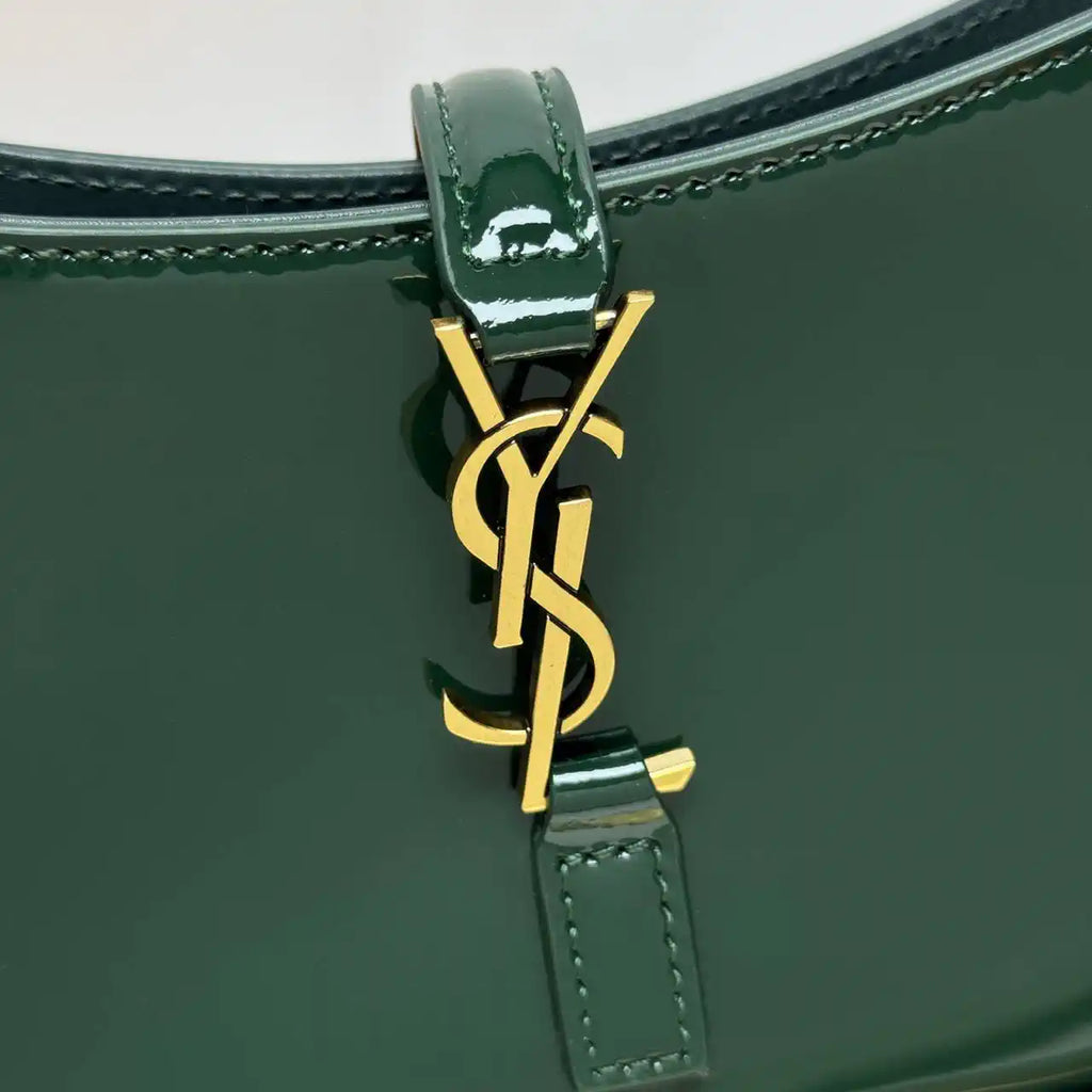 YSL 710318 MINI LE 5 ¨¤ 7 IN Patent LEATHER Green