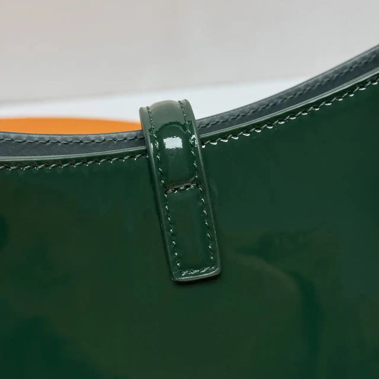 YSL 710318 MINI LE 5 ¨¤ 7 IN Patent LEATHER Green
