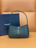 YSL 710318 MINI LE 5 ¨¤ 7 IN SMOOTH LEATHER Dark Green