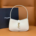 YSL 710318 MINI LE 5 ¨¤ 7 IN SMOOTH LEATHER White