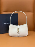 YSL 710318 MINI LE 5 ¨¤ 7 IN SMOOTH LEATHER White