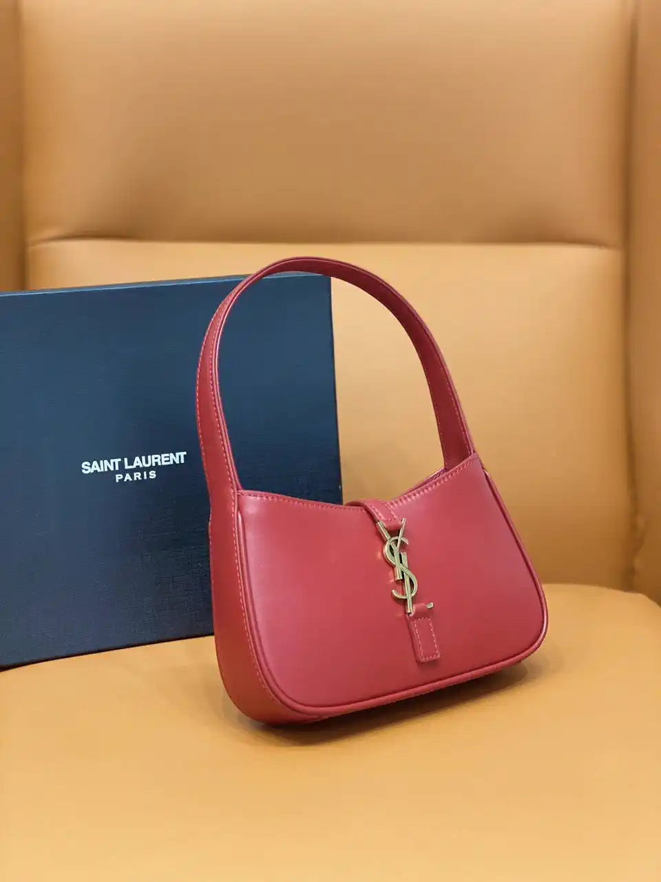 YSL 710318 MINI LE 5 ¨¤ 7 IN SMOOTH LEATHER Red