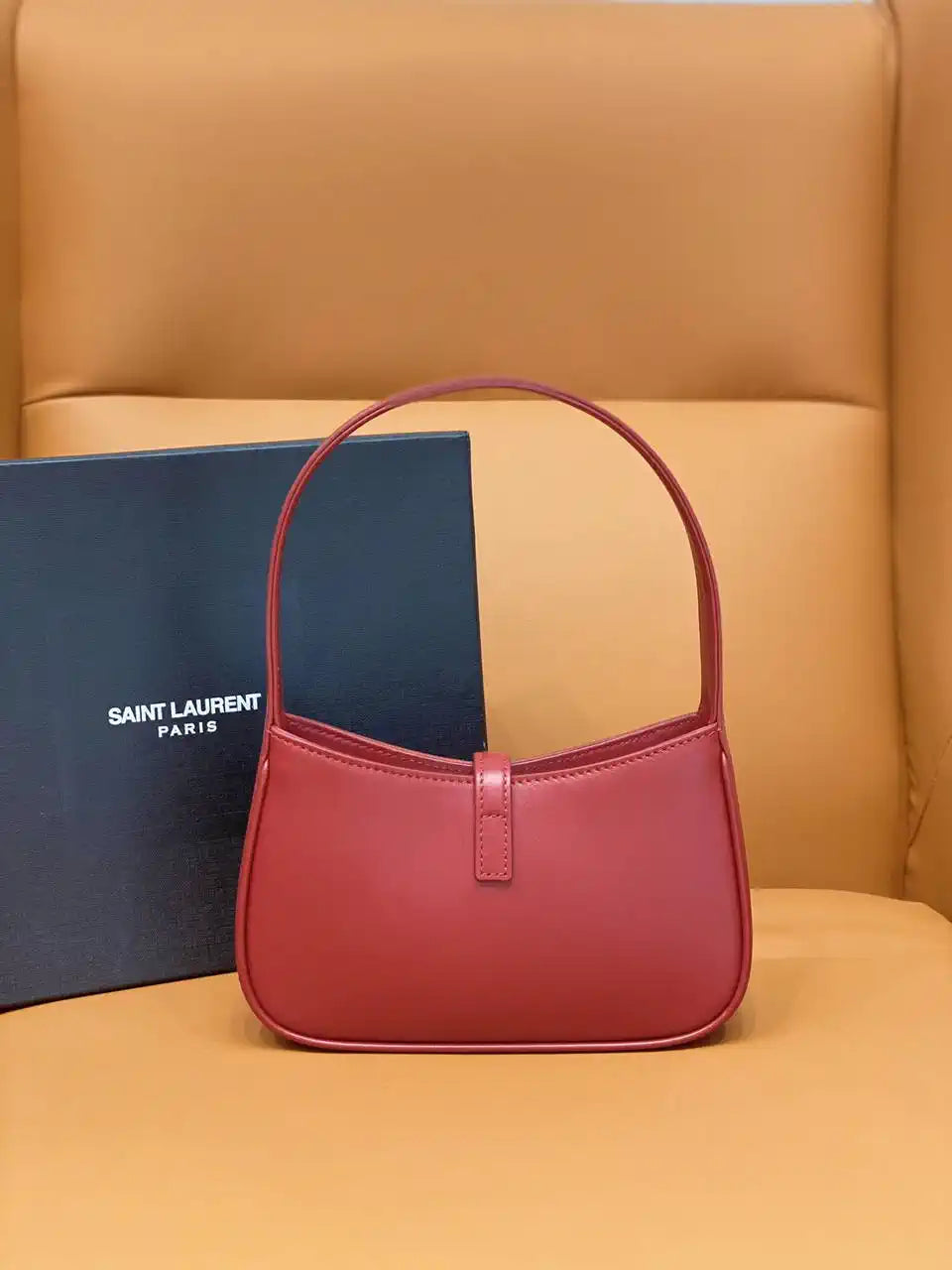 YSL 710318 MINI LE 5 ¨¤ 7 IN SMOOTH LEATHER Red