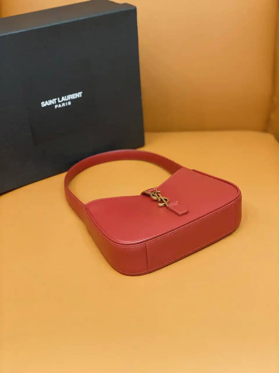 YSL 710318 MINI LE 5 ¨¤ 7 IN SMOOTH LEATHER Red